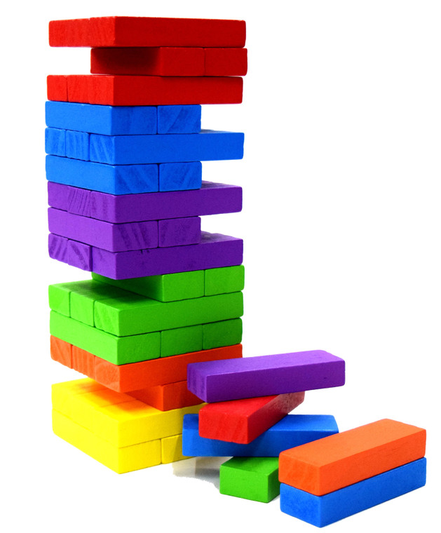 TOPPLING TOWER - COLORED