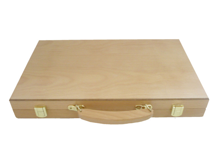 GO GAME SET IN CARRYING CASE - NATURAL WOOD