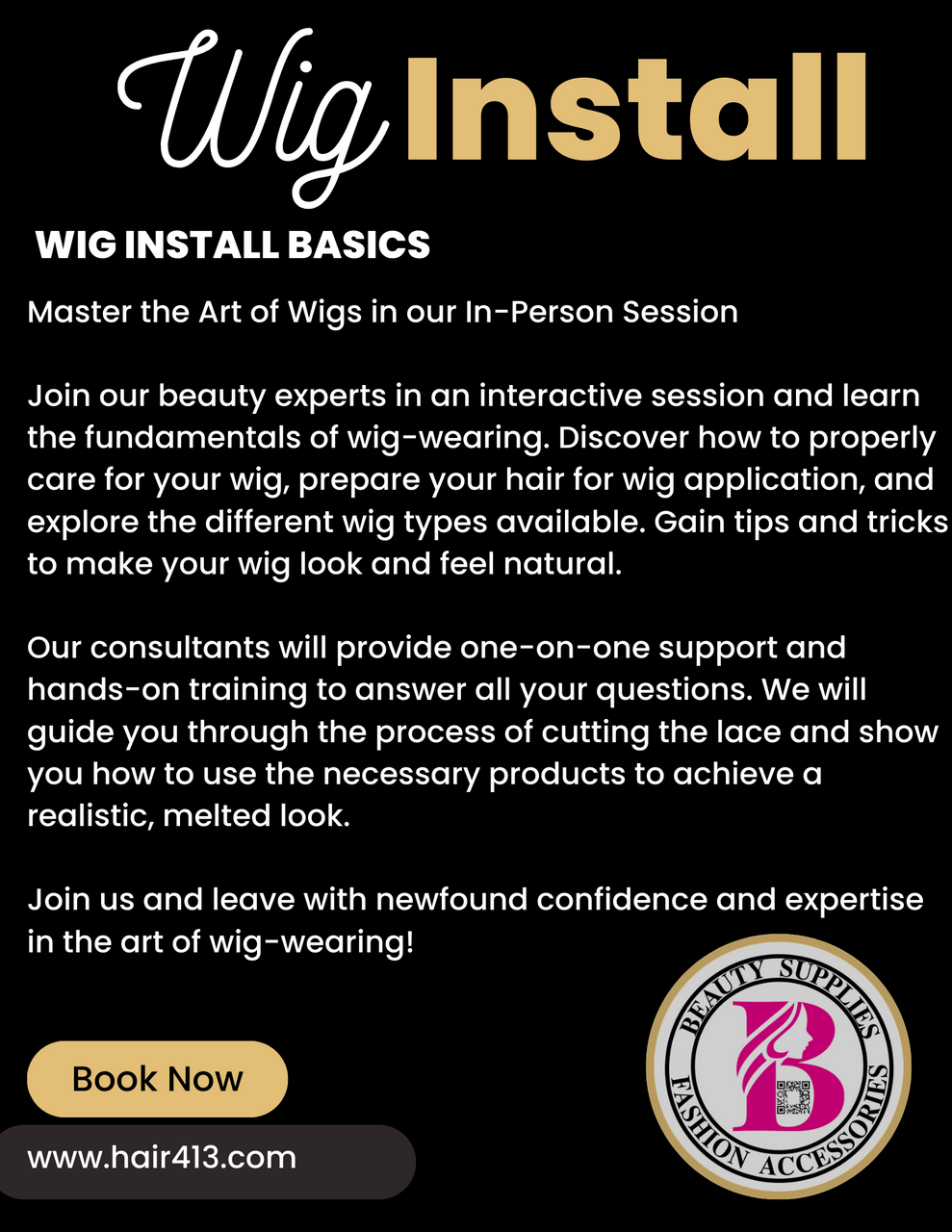 WIG INSTALL BASICS ( IN-PERSON)