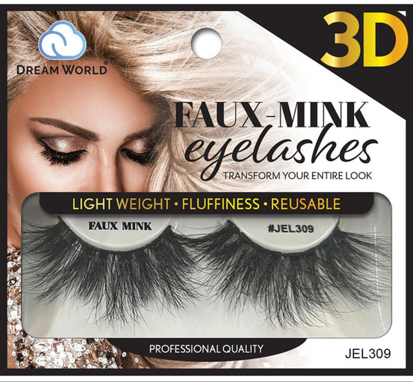 Dream World Faux Mink 3D Eyelashes - #JEL309