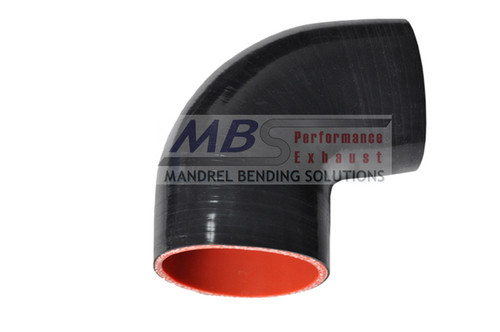 5 Ply Silicone Hose (Coupler) Hi-Performance Black 90* Elbow