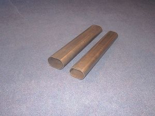 3.5" Oval Straight Tubing 24" long 3.5" Oval Straight Tubing 24" long