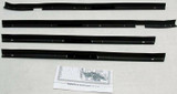 1977-1979 Cadillac Fleetwood Brogham 4 Door Sedan Outer Weatherstrip Kit 4 Pcs