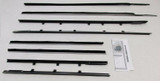 1969-1970 Pontiac Bonneville Convertible Window Beltline Weatherstrip Kit 8 Pc