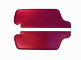 1966-1968 Plymouth Roadrunner/Gtx Sun Visors Cologne Pattern, Metallic Red Color