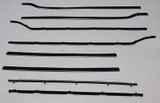 1962 Plymouth Belvedere 4 Door Sedan Window Beltline Weatherstrip Kit (8 Pieces)