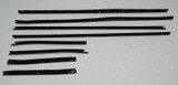 1970-1972 Monte Carlo Window Weatherstrip Kit For Use W/  Reveal, 8 Pieces