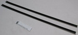 1969-1970 FORD MUSTANG FASTBACK WINDOW OUTERS ONLY WEATHERSTRIP KIT 2 PCS