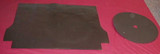 1971 - 1978 Ford Pinto 2 Door, Jute-Backed Black Rubber Trunk Mat 2 Pieces