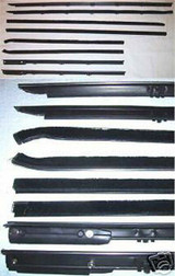 1963 Ford Galaxie Convertible Window Weatherstrip Kit, 8Pc