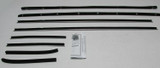 1970-1971 Thunderbird 2 Dr Hardtop Window Beltline Weatherstrip 8 Pieces