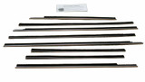 1959-60 Chevy Impala 4 Door Hardtop Beltline Weatherstripping Kit (8 Pieces)