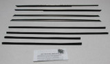 1962-1963 Impala 4 Dr. Station Wagon Window Beltline Weatherstrip Kit (8 Pieces)