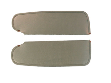 1963-66 Dart (Except Convertible) Sun Visors, Bison Pattern, Taupe Color