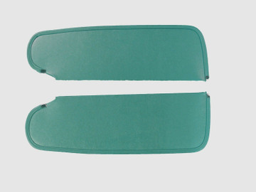 1963-66 Dart (Except Convertible) Sun Visors, Bison Pattern, Light Turquoise