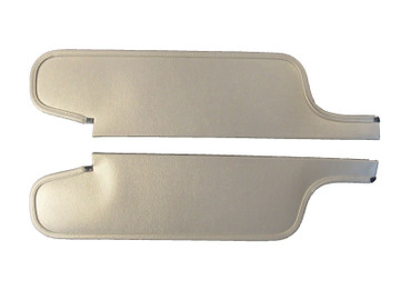 1963-1965 Dart Gt Convertible Sun Visors, Bison Pattern, Pearl White Color