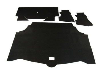 1967 Buick Wildcat Trunk Carpet Kit, Black, 4 Pc.