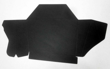 1967-1968 Cadillac Convertible Trunk Side Panel Kit, 5 Pieces, Black