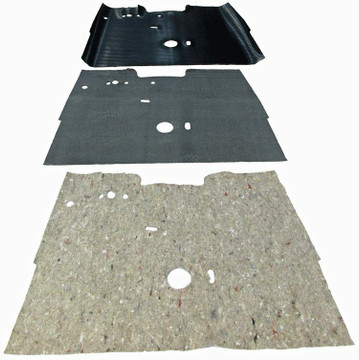 1941-1949 International K & Kb Floor Mat Kit, 3 Pieces