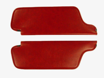 1969-1970 Plymouth Roadrunner & Gtx Sunvisors Coachman Pattern, Red Color