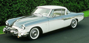 1955 Studebaker Speedster Dashboard, Large Engine Turned Aluminum, 1Pc.