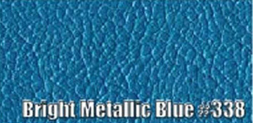 1970-71 'Cuda Convertible Sun Visors, Coachman Pattern, Bright Metallic Blue