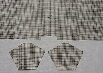 1965 - 1966  Ford Mustang Fastback Vinyl Plaid Trunk Mat 3 Pieces