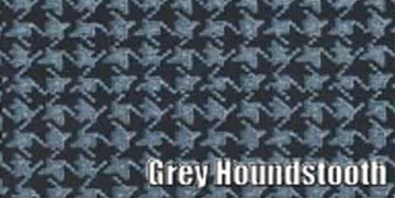 1967-68 Chevy Camaro Molded Rubber Trunk Mat, Gray Houndstooth Pattern