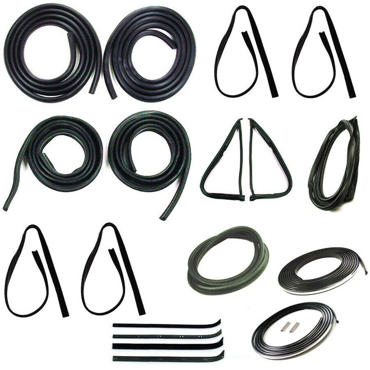 1977-1979 Ford F Series Pickup, Complete Weatherstrip Kit 14Pc