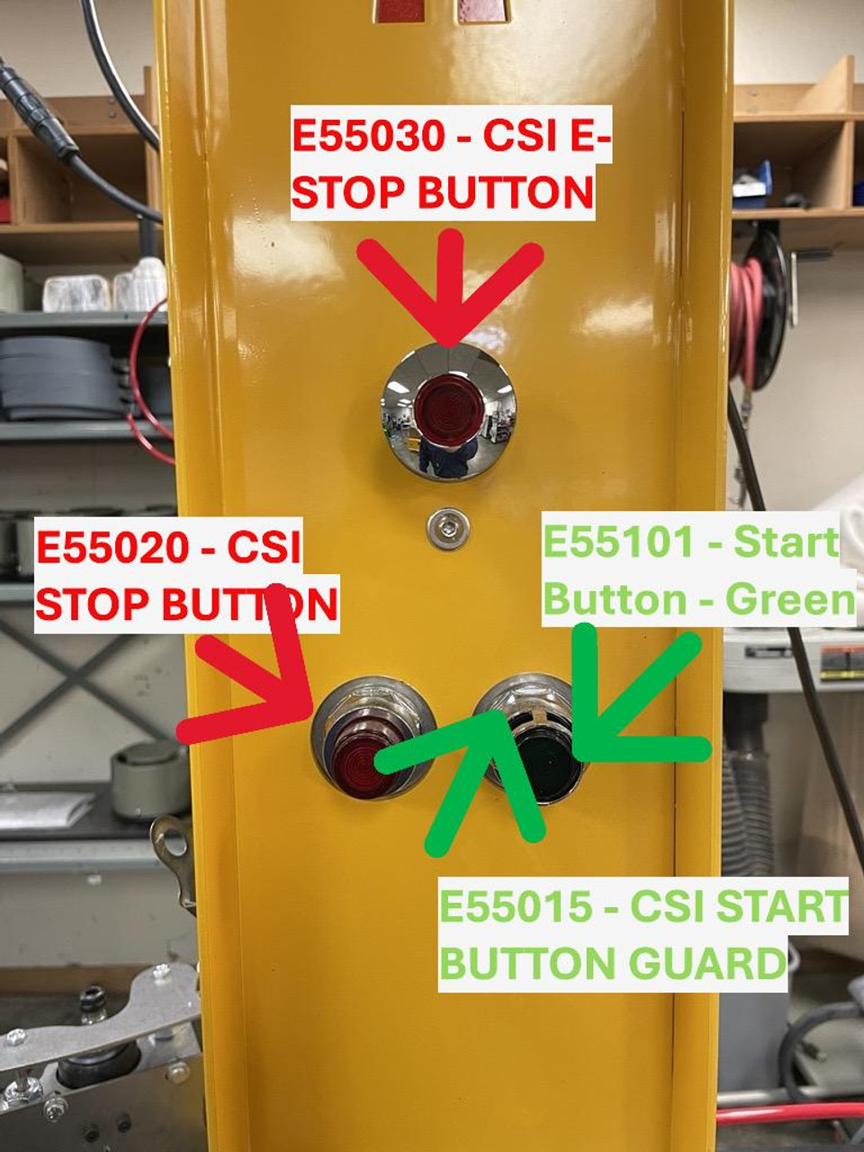 E55030 - CSI E-STOP BUTTON (E712)