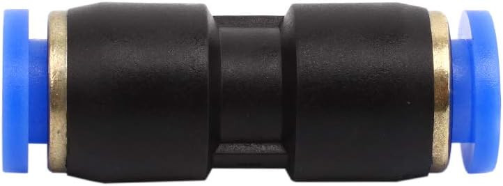 1/4" Air Line Fitting Straight Union 'Push to Connect Air Hose Fitting' Quick Connect (P300)