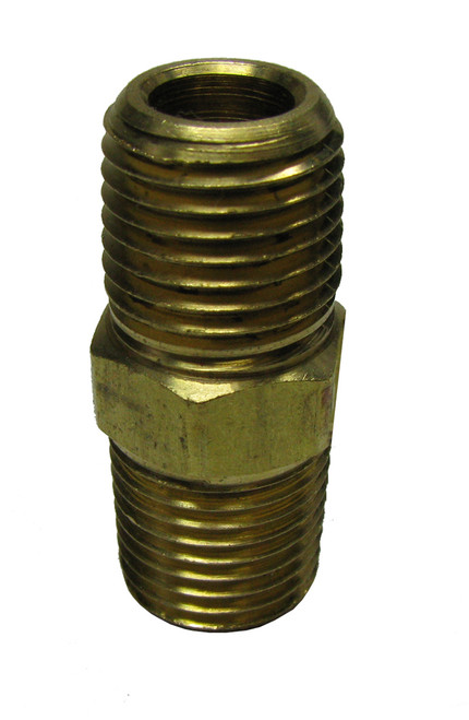 P14214 - Hex Close Nipple 1/4"M