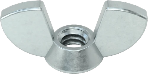 Zinc-plated Steel Wing Nut - 1/4-20  (F660)