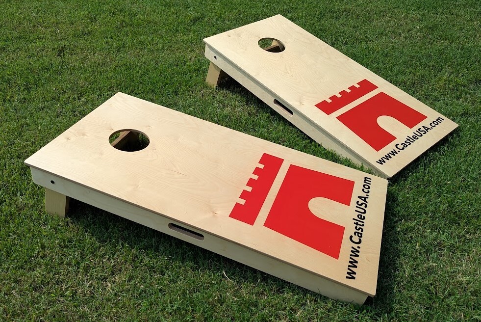 Castle Cornhole Board Plans