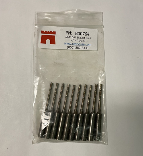 スターター　BILLS B00764-010 7/64 Drill Bit w/ 1/4