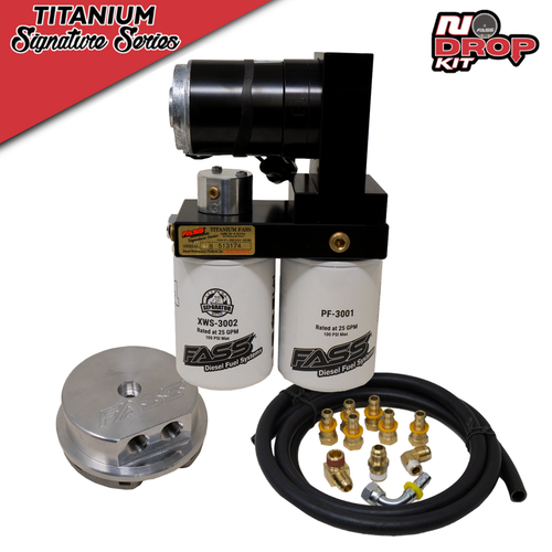 FASS No-Drop Titanium Signature Series 165G Fuel System for GMC/Chevrolet 2001–2010 Duramax 6.6L product image