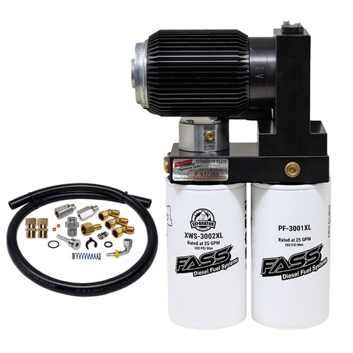 FASS Industrial Series PLUS Fuel System For PACCAR Engines INDp250G with Line Adapter Kit for Trucks without Frame Mount product image
