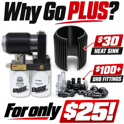 FASS No-Drop Titanium Signature Series PLUS 250G Fuel System for Dodge/RAM 2005-2018 & 2021-2024 Cummins 5.9L and 6.7L product image