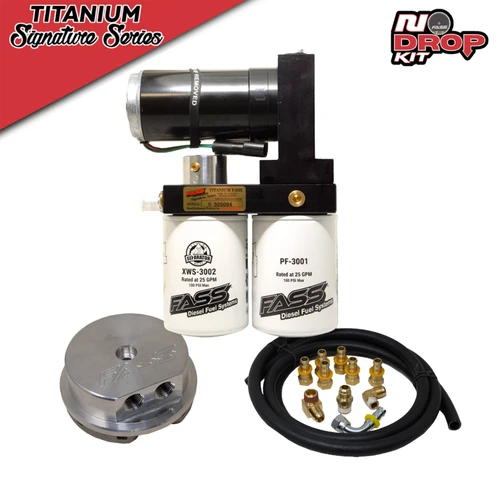 FASS No-Drop Titanium Signature Series 290G Fuel System for Dodge/RAM 2005-2018 & 2021-2024 Cummins 5.9L and 6.7L product image