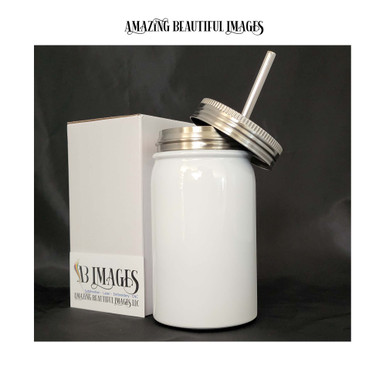 17 oz Stainless Steel Mason Jar Tumbler – IDC Emporium