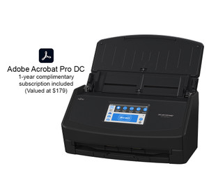 ScanSnap iX1600 Deluxe Scanner With Adobe Acrobat Pro DC  (Black)