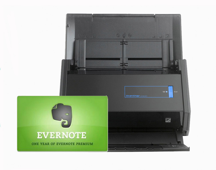 iX500 with Evernote Card