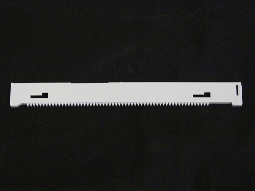 SPARE PART, INPUT FEED CHUTE RACK GEAR