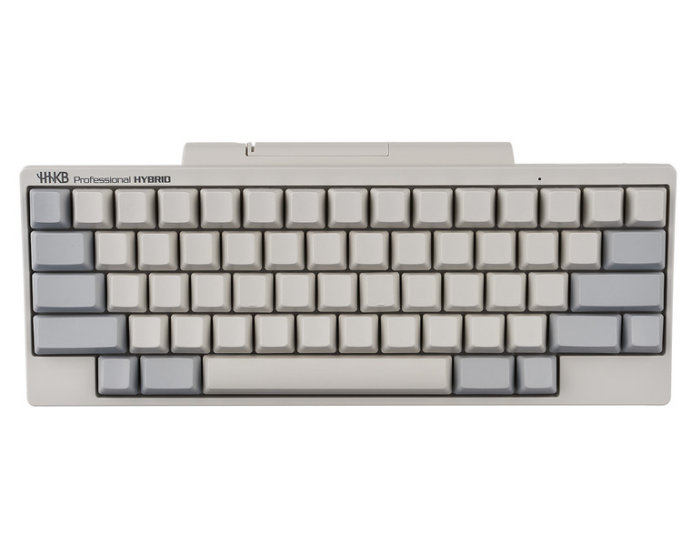 HAPPY HACKING KEYBOARD PROFESSIONAL HYBRID (WHITE, NO STAMP) 45g KEY WEIGHT