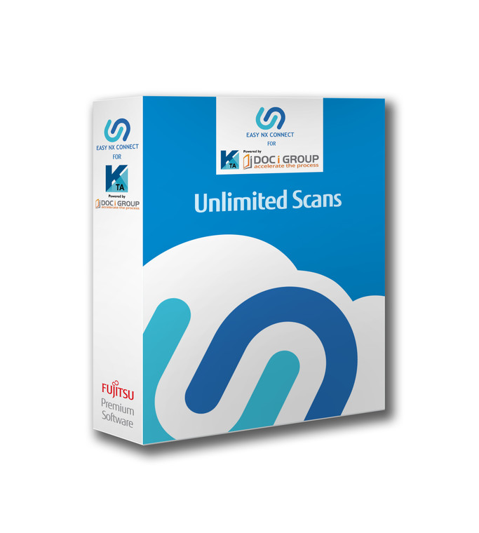Easy NX Connect for Kofax Total Agility (Powered by Document Imaging Group) fi-7300NX Software License with unlimited scans and 1 year maintenance contract