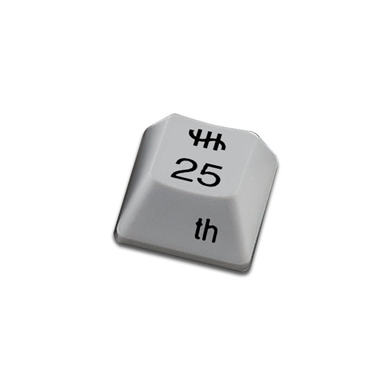 HAPPY HACKING KEYBOARD (HHKB) 25TH ANNIVERSARY Fn KEY CAP (GRAY)