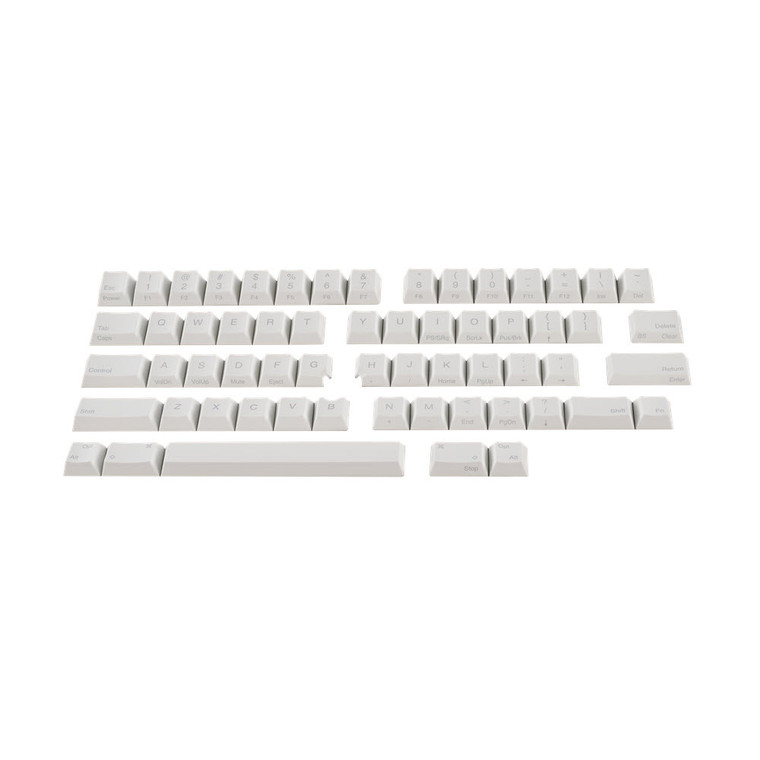 Happy Hacking Keyboard Studio Snow Stamped Grey Full Key Top Set