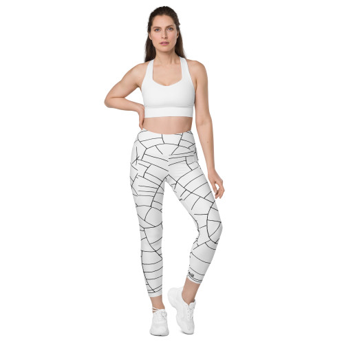 Leggings with pockets- Web pattern