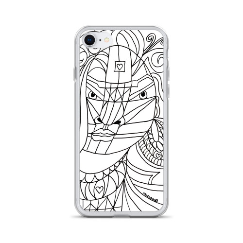 Warrior Ester-Coloring Iphone cover