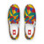 Unisex slip-on canvas shoes (Abstract colorful design)